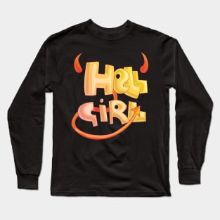 Hell Girl Satanic Gift Long Sleeve T-Shirt